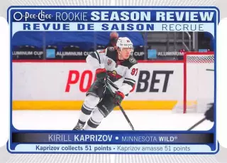 Карточка Кирилл Капризов Миннесота Уайлд/Металлург Новокузнецк/ЦСКА НХЛ/NHL, КХЛ