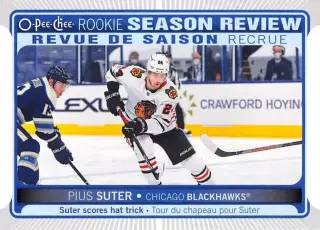 Хоккей Карточка Pius Suter/Пиус Сутер Chicago Blackhawks/Чикаго Блэкхокс НХЛ-NHL