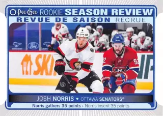 Хоккей Карточка Josh Norris/Джош Норрис Ottawa Senators/Оттава Сенаторз NHL/НХЛ
