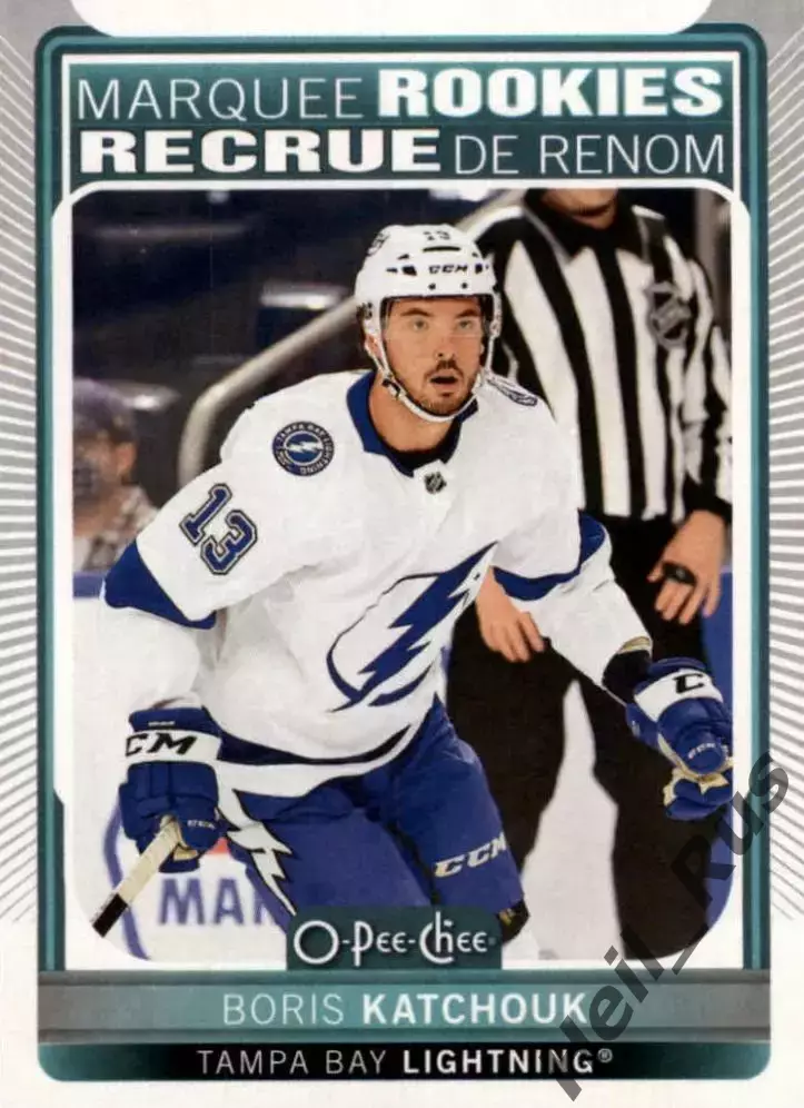 Карточка B. Katchouk/Борис Катчук Tampa Bay Lightning/Тампа-Бэй Лайтнинг НХЛ/NHL