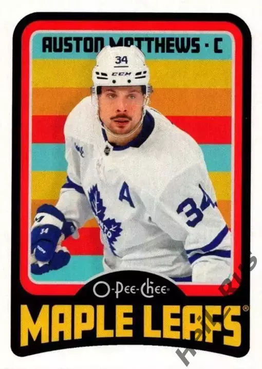 Карточка Auston Matthews/Остон Мэттьюс (Toronto Maple Leafs / Торонто) NHL / НХЛ