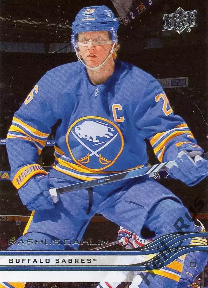 Хоккей Карточка Rasmus Dahlin/Расмус Далин Buffalo Sabres-Баффало Сейбрз НХЛ NHL