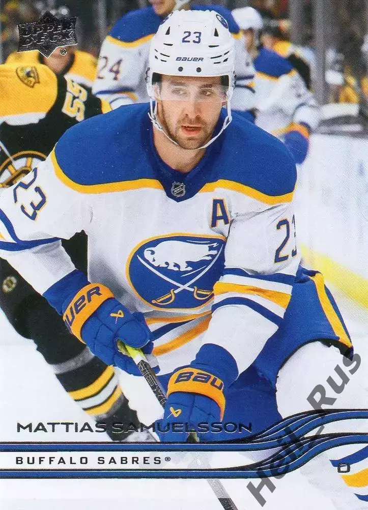 Карточка Mattias Samuelsson/Маттиас Самуэльссон (Buffalo Sabres/Баффало) NHL НХЛ