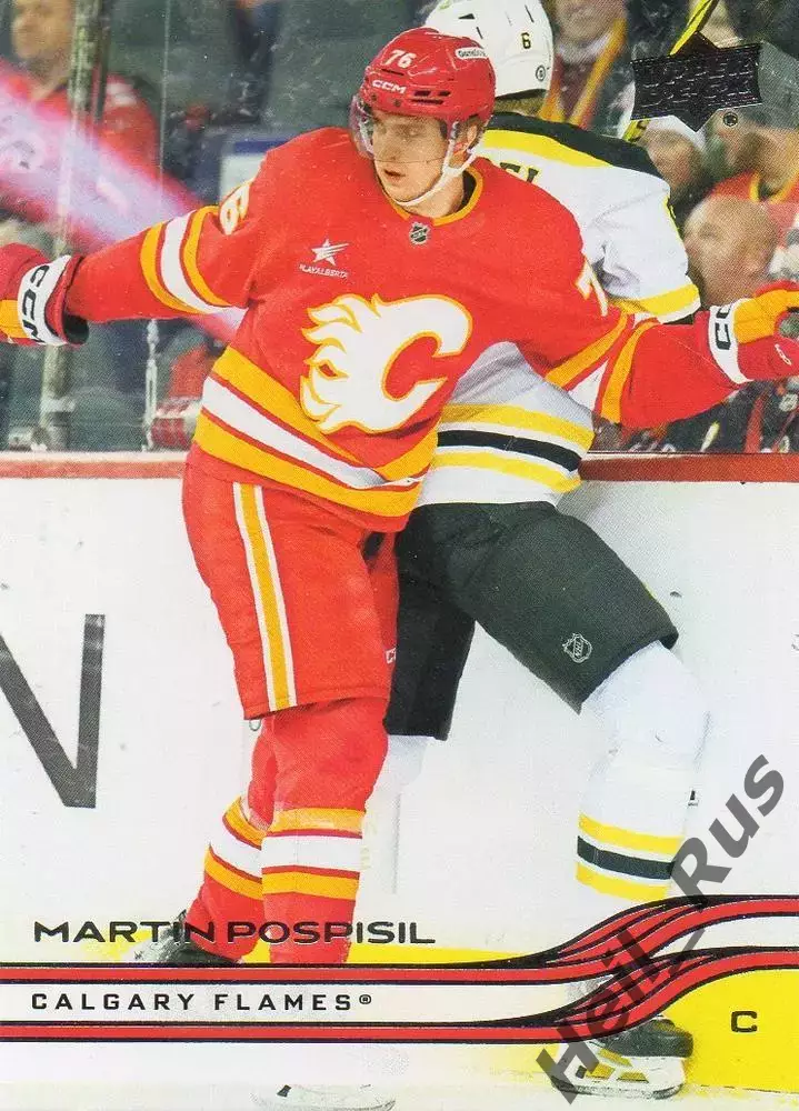 Карточка Martin Pospisil/Мартин Поспишил (Calgary Flames/Калгари Флэймз) НХЛ/NHL