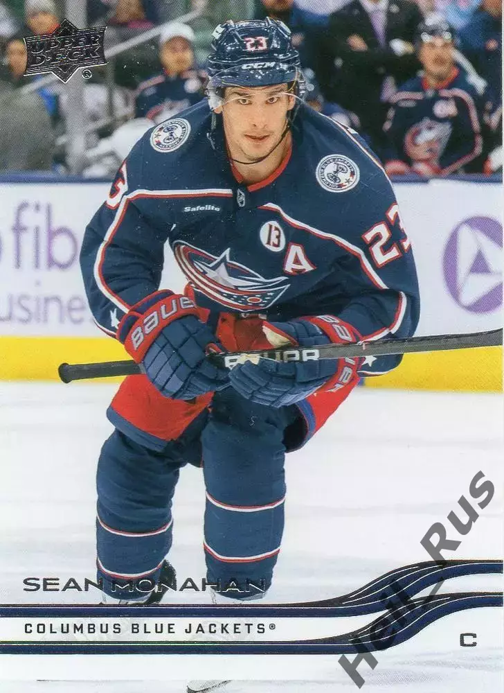 Хоккей. Карточка Sean Monahan/Шон Монахан Columbus Blue Jackets/Коламбус NHL/НХЛ