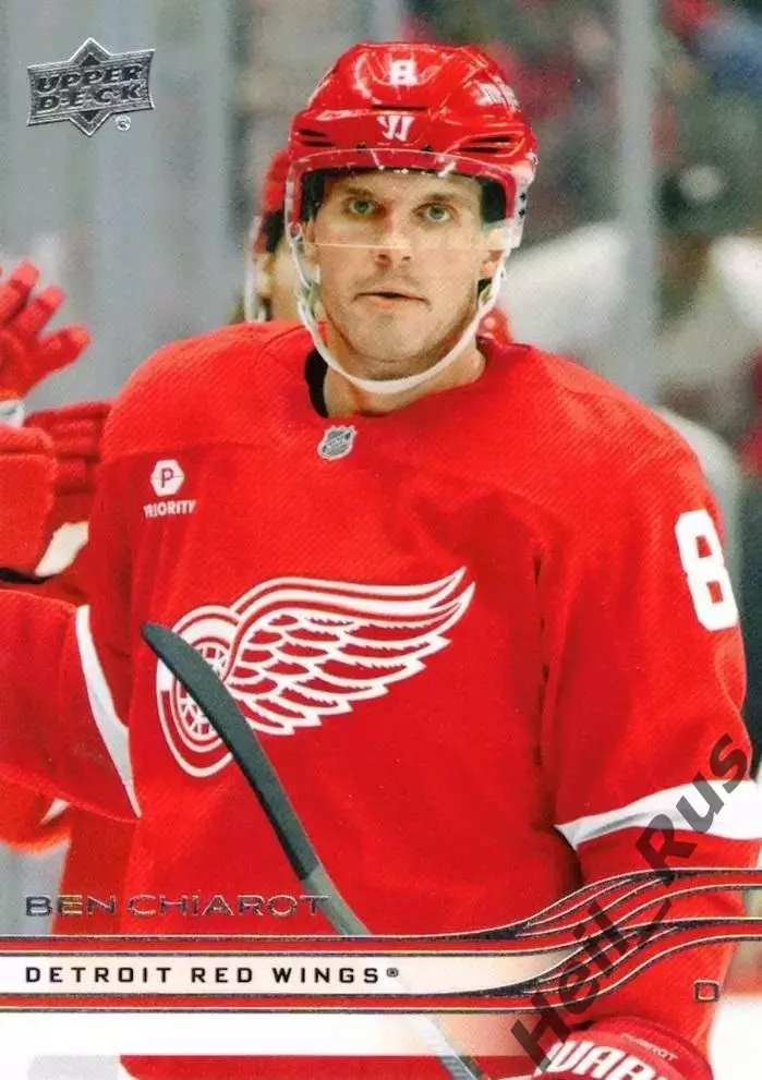 Карточка Ben Chiarot/Бен Шарот (Detroit Red Wings/Детройт Ред Уингз) NHL/НХЛ