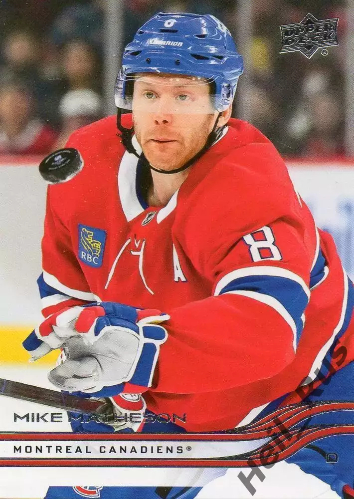 Карточка Matheson/Майкл Мэтисон (Montreal Canadiens/Монреаль Канадиенс) NHL/НХЛ