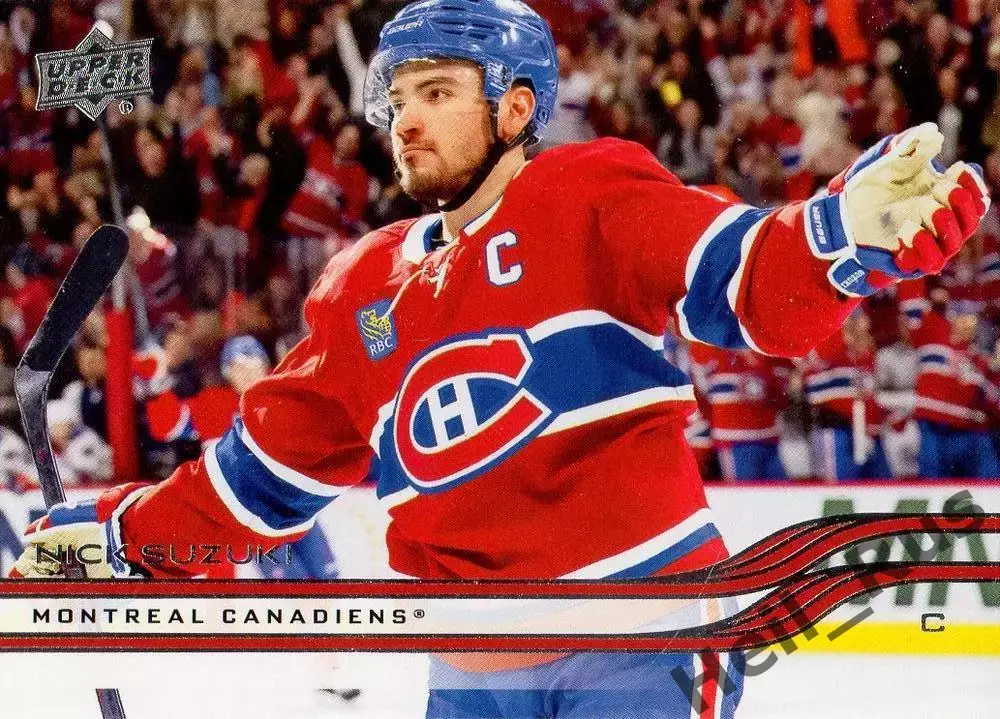 Карточка Nick Suzuki/Ник Сузуки (Montreal Canadiens/Монреаль Канадиенс) НХЛ-NHL