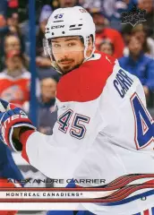 Карточка Carrier/Александр Каррье Montreal Canadiens/Монреаль Канадиенс NHL/НХЛ
