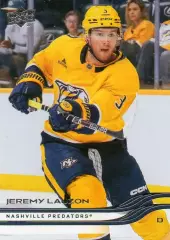 Карточка J. Lauzon/Джереми Лозон (Nashville Predators/Нэшвилл Предаторз) НХЛ/NHL