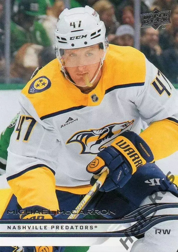 Карточка McCarron/Майкл Маккэррон Nashville Predators/Нэшвилл Предаторз НХЛ/NHL