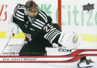 Карточка J. Markstrom/Якоб Маркстрем New Jersey Devils/Нью-Джерси Девилз НХЛ/NHL