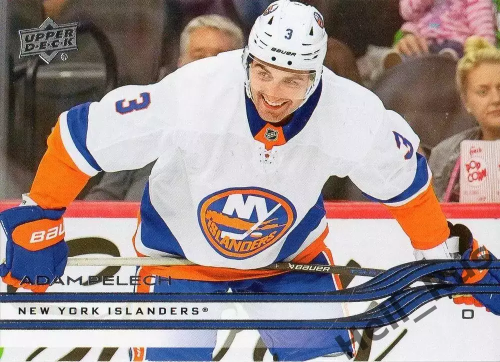 Карточка Adam Pelech/Адам Пелек (New York Islanders/Нью-Йорк Айлендерс) NHL-НХЛ