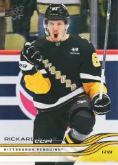 Карточка Rakell/Рикард Ракелль (Pittsburgh Penguins/Питтсбург Пингвинз) НХЛ/NHL