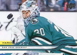 Хоккей. Карточка Ярослав Аскаров San Jose Sharks/Сан-Хосе Шаркс, СКА НХЛ/NHL/КХЛ
