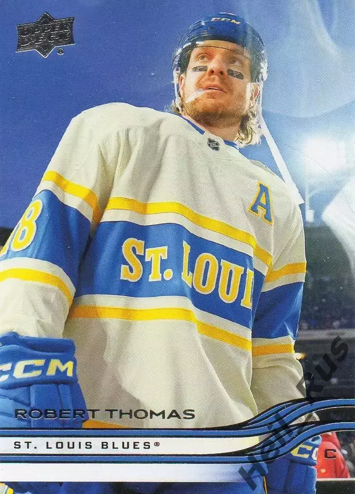 Хоккей Карточка Robert Thomas/Роберт Томас St Louis Blues/Сент-Луис Блюз НХЛ-NHL