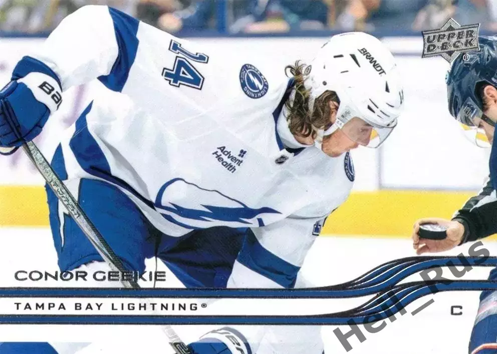 Карточка Conor Geekie/Конор Гики Tampa Bay Lightning/Тампа-Бэй Лайтнинг NHL/НХЛ