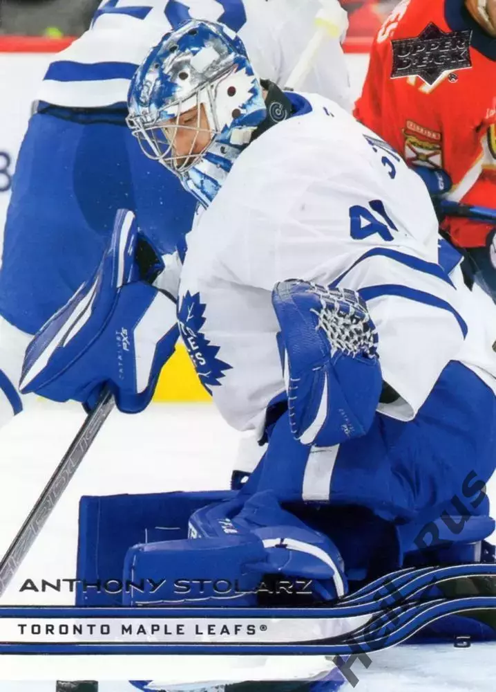 Карточка Anthony Stolarz/Энтони Столарц (Toronto Maple Leafs/Торонто) НХЛ/NHL