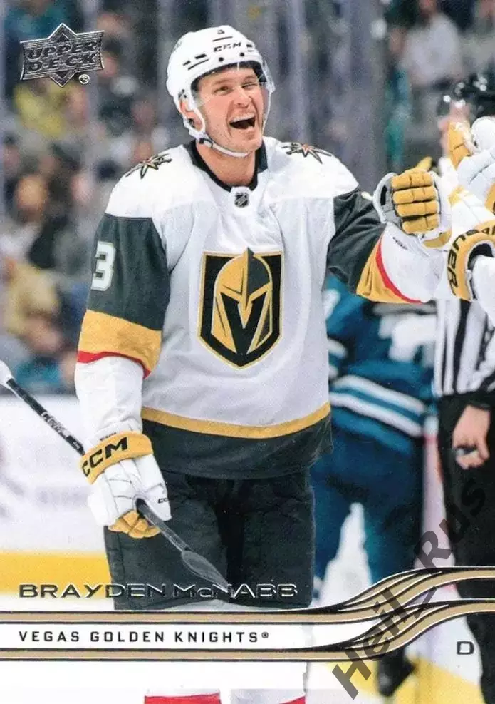 Карточка Brayden McNabb/Брэйден Макнэбб (Vegas Golden Knights / Вегас) НХЛ/NHL