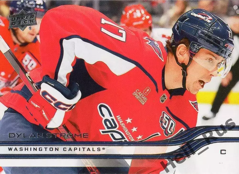 Карточка D. Strome/Дилан Строум (Washington Capitals/Вашингтон Кэпиталз) НХЛ-NHL