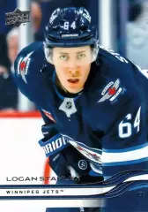 Хоккей; Карточка Logan Stanley/Логан Стэнли Winnipeg Jets/Виннипег Джетс НХЛ/NHL