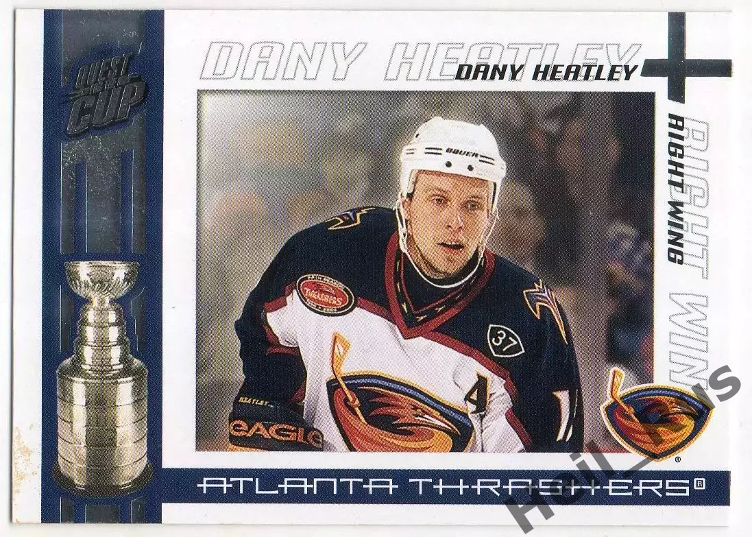 Хоккей. Карточка Dany Heatley / Дэни Хитли (Atlanta Thrashers/Атланта) НХЛ/NHL