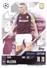 Футбол. Карточка John McGinn/Джон Макгинн (Астон Вилла) Лига Чемпионов 2024-25