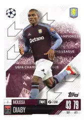 Футбол. Карточка Moussa Diaby/Мусса Диаби (Астон Вилла) Лига Чемпионов 2024-25
