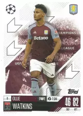 Футбол. Карточка Ollie Watkins/Олли Уоткинс (Астон Вилла) Лига Чемпионов 2024-25