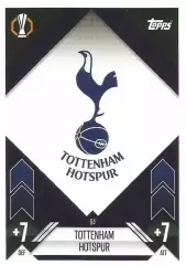 Футбол. Карточка Логотип/Эмблема Тоттенхэм Хотспур Лига Европы 2024-25 TOPPS