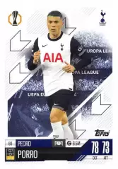 Футбол. Карточка Педро Порро Тоттенхэм Хотспур, Жирона Лига Европы 2024-25 TOPPS