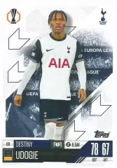 Футбол. Карточка Дестини Удоджи (Тоттенхэм Хотспур) Лига Европы 2024-25 TOPPS