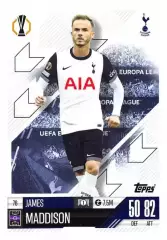 Карточка Джеймс Мэддисон Тоттенхэм Хотспур/Лестер Сити Лига Европы 2024-25 TOPPS