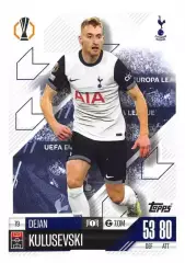 Футбол. Карточка Деян Кулушевски Тоттенхэм Хотспур, Ювентус Лига Европы 2024-25