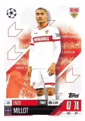 Футбол. Карточка Enzo Millot/Энцо Мийо (Штутгарт) Лига Чемпионов 2024-25 TOPPS