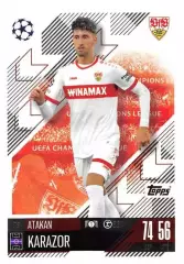 Футбол. Карточка Atakan Karazor/Атакан Каразор (Штутгарт) Лига Чемпионов 2024-25