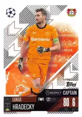 Футбол Карточка Лукаш Градецкий Байер 04 Леверкузен Лига Чемпионов 2024-25 TOPPS