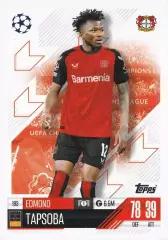 Футбол. Карточка Эдмонд Тапсоба Байер 04 Леверкузен Лига Чемпионов 2024-25 TOPPS