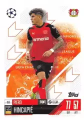Футбол Карточка Пьеро Инкапье Байер 04 Леверкузен/Арсенал Лига Чемпионов 2024-25