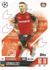 Карточка Алехандро Гримальдо Байер 04 Леверкузен, Бенфика Лига Чемпионов 2024-25