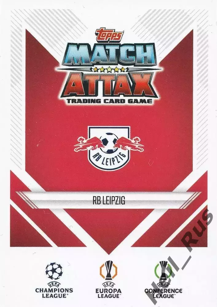 Футбол. Карточка Логотип/Эмблема Leipzig/РБ Лейпциг Лига Чемпионов 2024-25 TOPPS 1