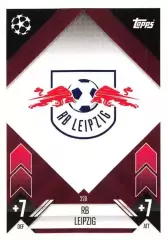 Футбол. Карточка Логотип/Эмблема Leipzig/РБ Лейпциг Лига Чемпионов 2024-25 TOPPS