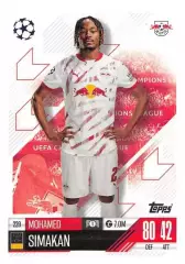 Футбол Карточка Мохамед Симакан РБ Лейпциг/Страсбур Лига Чемпионов 2024-25 TOPPS