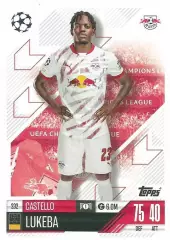 Футбол. Карточка Кастелло Люкеба (РБ Лейпциг, Лион) Лига Чемпионов 2024-25 TOPPS