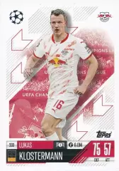 Футбол. Карточка Лукас Клостерманн (РБ Лейпциг) Лига Чемпионов 2024-25 TOPPS