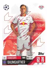 Футбол Карточка Кристоф Баумгартнер РБ Лейпциг/Хоффенхайм Лига Чемпионов 2024-25