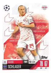 Футбол Карточка Ксавер Шлагер РБ Лейпциг/Вольфсбург Лига Чемпионов 2024-25 TOPPS