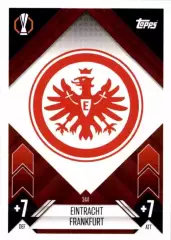Футбол. Карточка Логотип/Эмблема Айнтрахт Франкфурт Лига Европы 2024-25 TOPPS
