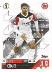 Футбол. Карточка Фарес Шаиби Айнтрахт Франкфурт/Тулуза Лига Европы 2024-25 TOPPS