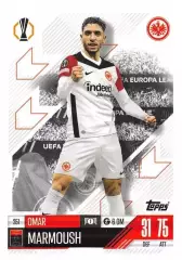 Карточка Омар Мармуш Айнтрахт Франкфурт/Манчестер Сити Лига Европы 2024-25 TOPPS